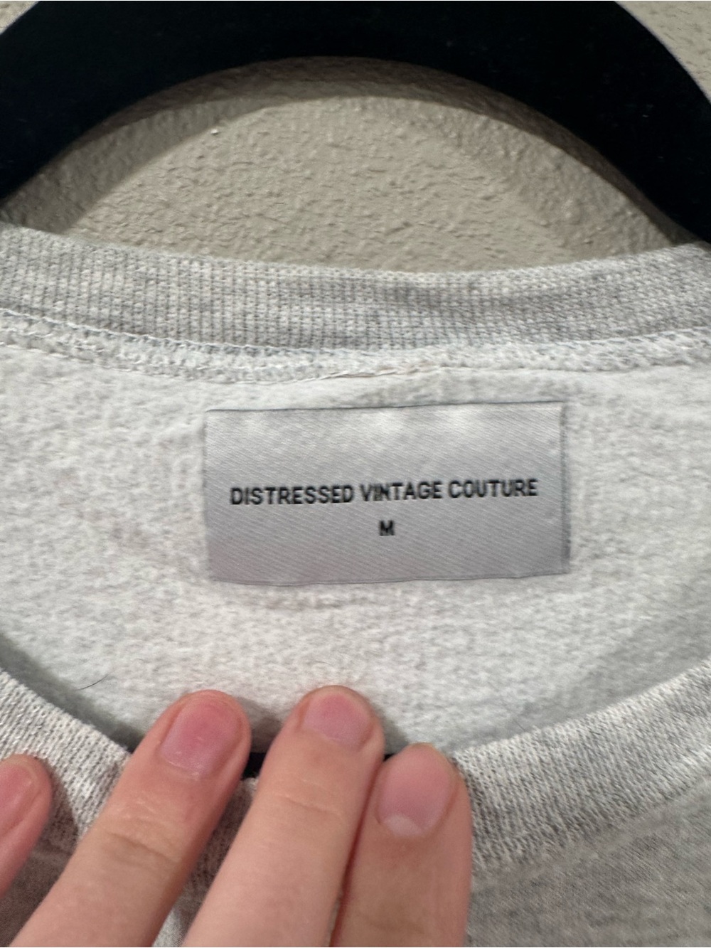 Moody Graphic Crewneck Sweater - Light Gray - Picture 5 of 6